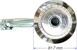 Bruciatore-fornello-Parker-rapido-medio-dentato-tubo-lungo-originale