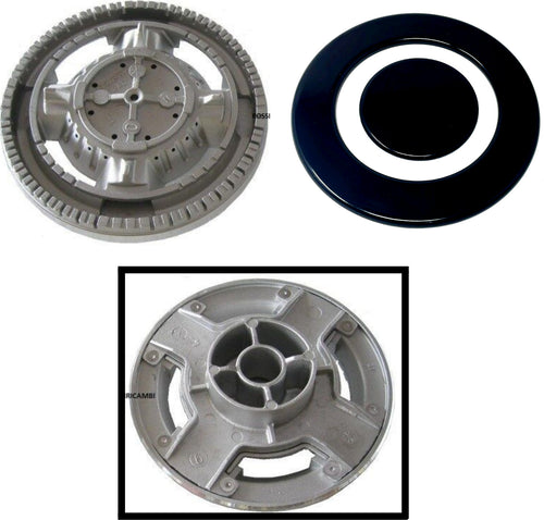 BRUCIATORE TRIPLA CORONA + PIATTELLO SPARTIFIAMMA PIANO COTTURA CUCINA FRANKE Casa e cucina/Utensili da cucina/Bruciatori da cucina Rossi Ricambi - Venetico Marina, Commerciovirtuoso.it