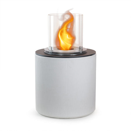 Camino a bioetanolo "Modigliani" braciere da giardino da terra per interno ed esterno Ø 36 x h 56 cm