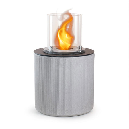 Camino a bioetanolo "Modigliani" braciere da giardino da terra per interno ed esterno Ø 36 x h 56 cm