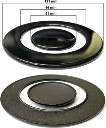BRUCIATORI PIATTELLI SMEG SPARTIFIAMMA PIANO COTTURA CUCINA 5 FUOCHI Casa e cucina/Utensili da cucina/Bruciatori da cucina Rossi Ricambi - Venetico Marina, Commerciovirtuoso.it