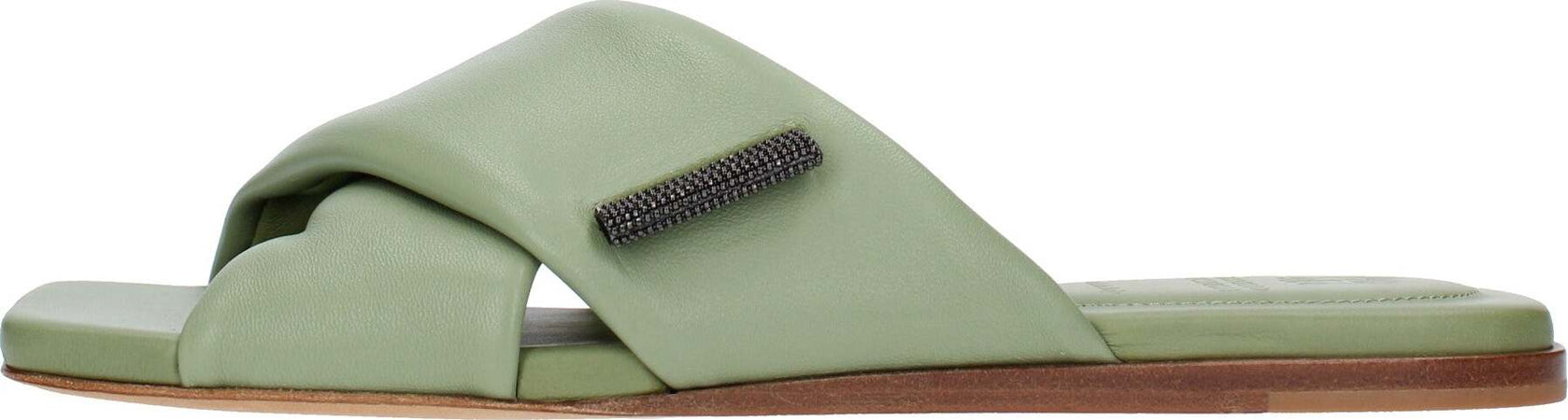 Brunello-Cucinelli-Sandali-Verde-da-donna
