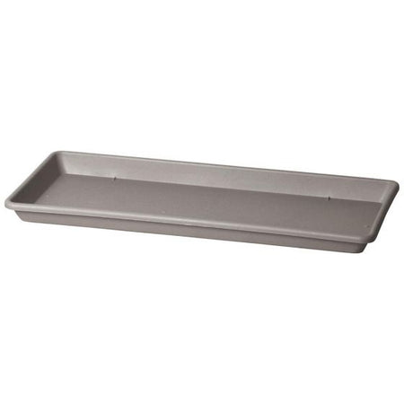 Sottovaso rettangolare "Sottocassetta Basic" per fiori e piante da esterno.