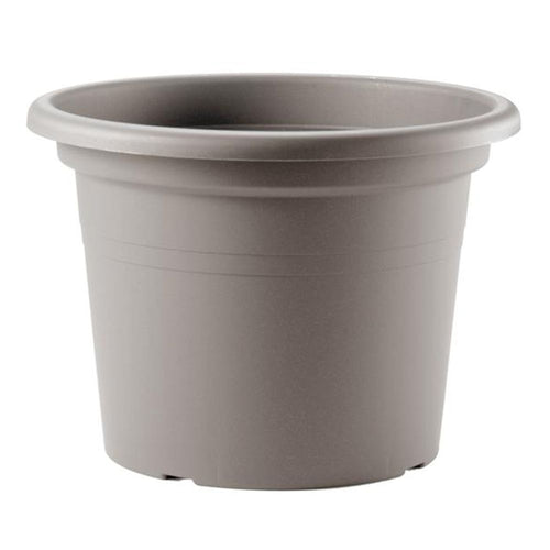 Vaso tondo in plastica Cilindro Basic colorato per giardino piante e fiori