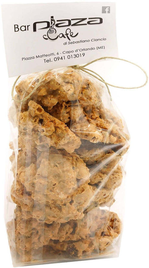 Brutti ma Buoni Biscotti Artigianali senza Glutine alla Nocciola con Nocciole Intere e in grani e Zucchero 300gr