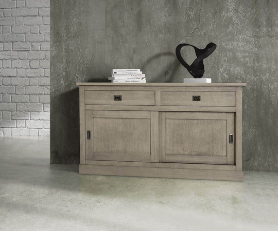 BRYAN---credenza-in-rovere-patinato-150x50x90-Grigio-Milani-Home
