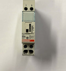 Contattore CA domestico 2P 20A 2NO 24V 220V/230V 50/60Hz Montaggio su guida DIN