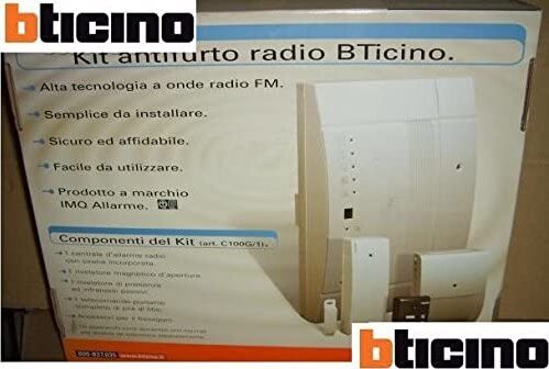 BTICINO---KIT-ANTIFURTO-RADIO-C100G/1-CENTRALE-SICUREZZA-ANTINTRUSIONE-CASA-SICURA