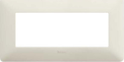 BTICINO---MATIX-PLACCA-6-MODULI---COLORE-CENERE-E-MATERIALE-TECNOPOLIMERO