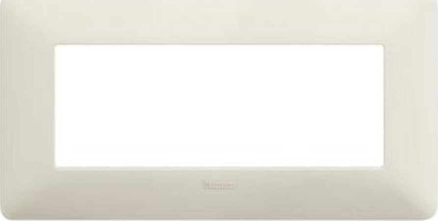 BTICINO---MATIX-PLACCA-6-MODULI---COLORE-CENERE-E-MATERIALE-TECNOPOLIMERO