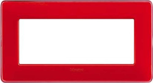 BTICINO---MATIX-PLACCA-6-MODULI---COLORE-CORALLO-E-MATERIALE-TECNOPOLIMERO