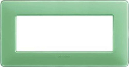 BTICINO---MATIX-PLACCA-6-MODULI---COLORE-TE-VERDE-E-MATERIALE-TECNOPOLIMERO