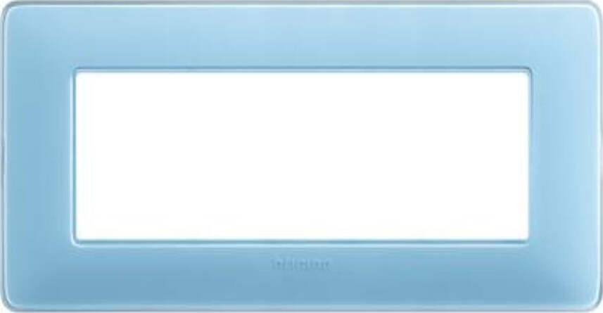 BTICINO---MATIX-PLACCA-6-MODULI---COLORE-TURCHESE-E-MATERIALE-TECNOPOLIMERO