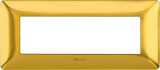 BTICINO---MATIX-PLACCA-6-MODULI-ORO-SATINATO