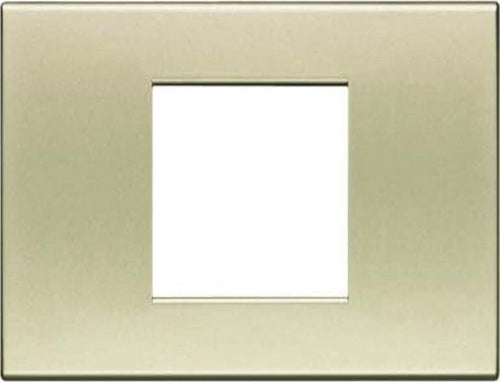 BTICINO---PLACCA-2-MODULI-ARGENTO-LUCIDO-N4819SA