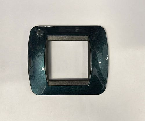 BTICINO---PLACCA-2-MODULI-BLU-METALLIZZATO-L4802BT