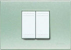BTICINO---PLACCA-2-MODULI-GRIGIO-PERLA-N4819YN