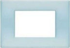 BTICINO---PLACCA-3-MODULI-BLU-OPALINO-N4803BP