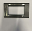 BTICINO---PLACCA-4-MODULI-PIANA-ACCIAIO-SCURO-L4854AC***