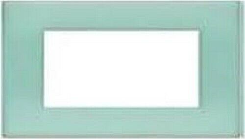 BTICINO---PLACCA-LIGHT-4-MODULI-COLORE-VERDE-OPALINO-N4804VP