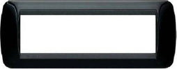 BTICINO---PLACCA-LIVING-7-MODULI-IN-METALLO-COLORE-NERO-L4807NR-(SENZA-CONFEZIONE)