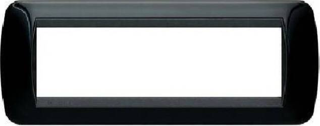 BTICINO---PLACCA-LIVING-7-MODULI-IN-METALLO-COLORE-NERO-L4807NR-(SENZA-CONFEZIONE)