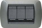 BTICINO---PLACCA-LIVINGLIGHT-3-MODULI-COLORE-ANTRACITE-L4803AC