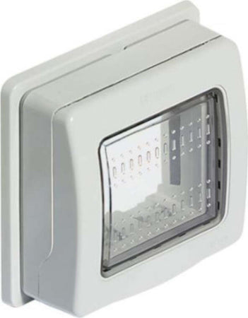 BTICINO---SUPPORTO-IDROBOX-CON-CALOTTA-IP55---MATIX-MAGIC-FLANGIA