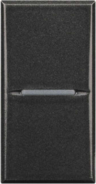 BTICINO-AXOLUTE---DEVIATORE-ASSIALE-16A---COLORE-ANTRACITE-LUCIDO