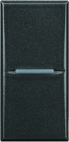 BTICINO-AXOLUTE---INTERRUTTORE-1P-16AX-250Vac-ASSIALE-COLORE-ANTRACITE-ART.-HS4004