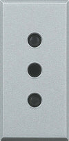 BTICINO-AXOLUTE---PRESA-STANDARD-2P+T-10A-250V-GRIGIO-CHIARO-HC4113