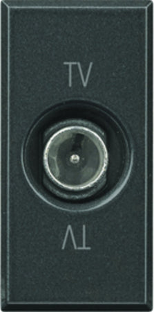 BTICINO-AXOLUTE---PRESA-TV-DERIVATA-CON-PASSAGGIO-DI-CORRENTE,-MASCHIO,-HS4202D