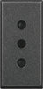 BTICINO-AXOLUTE-PRESA-2P+T-10A-250V-ANTRACITE-HS4113