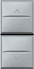 BTICINO-AXOLUTE-PULSANTE-DOPPIO-1P-NO-+-1P-NO-10A---250-Vac-INTERBLOCCATO-GRIGIO-CHIARO-HC4037
