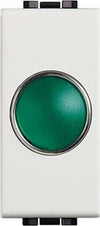 BTICINO-LIGHT---PORTALAMPADA-CON-DIFFUSORE-VERDE---COLORE-BIANCO