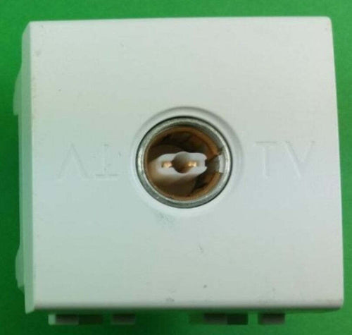 BTICINO-LIGHT---PRESA-TV-PASSANTE-FEMMINA-2-MODULI---COLORE-BIANCO