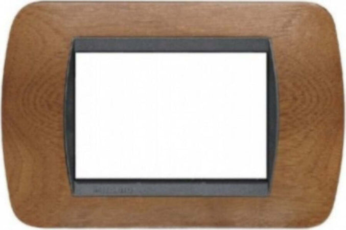 BTICINO-LIVING---PLACCA-3-MODULI---IN-LEGNO-NOCE-EUROPEO