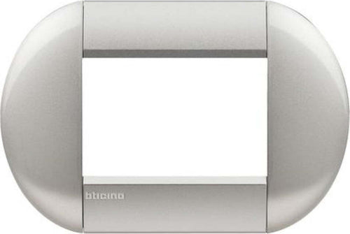 BTICINO-LIVING---PLACCA-TONDA-3-MODULI---COLORE-TECH