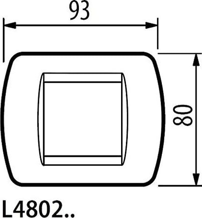 BTICINO-LIVING-INT---PLACCA-2-MODULI-NICHEL-NERO-L4802NN