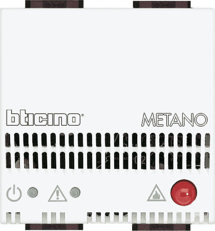 BTICINO-LIVINGLIGHT---RILEVATORE-GAS-METANO-12V-AC-DC-BIANCO-N4511/12