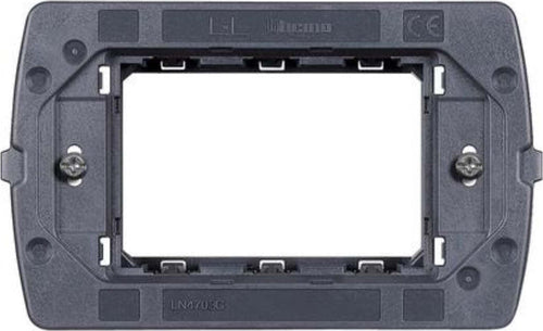 BTICINO-LIVINGLIGHT---SUPPORTO-PER-PLACCHE-3-MODULI---FISSAGGIO-CON-VITI