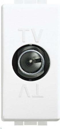 BTICINO-LUNA---PRESA-TV-PASSANTE-CON-RESISTENZA-TERMINALE---COLORE-BIANCO