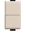 BTICINO-MAGIC---DOPPIO-PULSANTE-NO-10A-250V---1-POLO---COLORE-AVORIO