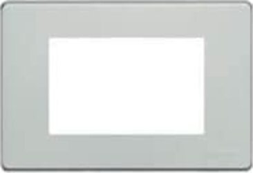 BTICINO-MAGIC---PLACCA-3-MODULI-VERNICIABILE-GRIGIO-PERLA-503/3A/VN