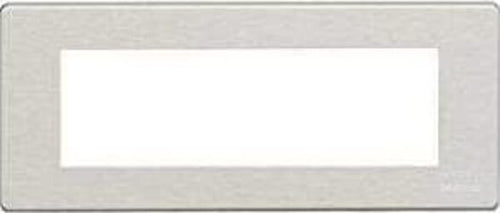 BTICINO-MAGIC---PLACCA-6-MODULI-ALLUMINIO-506L/6A/AL