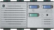 BTICINO-TERRANEO---CITOFONO-VIVA-VOCE-LIGHT-TECH---4-MODULI