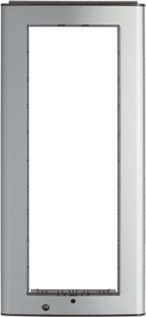 BTICINO-TERRANEO---CORNICE-FINITURA-IN-ALLUMINIO-PER-PULSANTIERA-MINISFERA