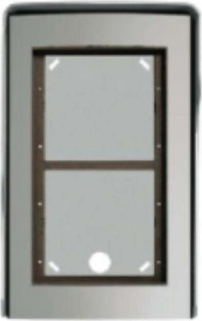 BTICINO-TERRANEO---SFERA-CONTENITORE-DA-PARETE-A-2-MODULI-+-TETTO-FINITURA-ALLMETAL