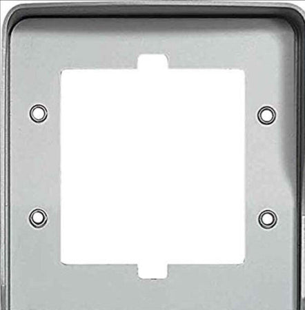 BTICINO-TERRANEO---TETTO-ANTIPIOGGIA-PER-1-MODULO---COLORE-ALLUMINIO