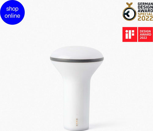 BUDDY Lampada portatile grigio 3W Illuminazione/Illuminazione per interni/Lampade/Lampade da tavolo e abat-jour Led Mall Home - Napoli, Commerciovirtuoso.it